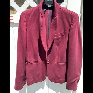 Boden women’s size 10 maroon button down lined blazer